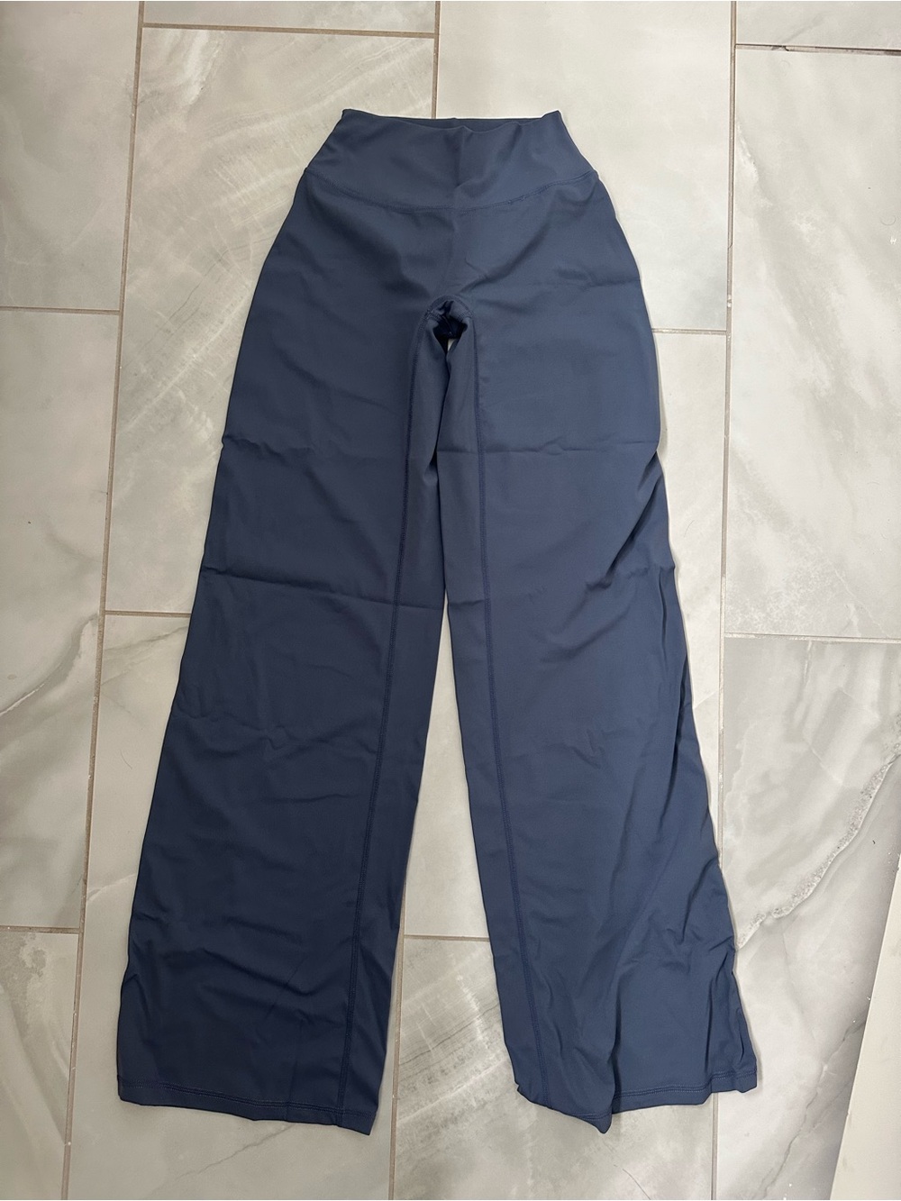 Slate/ Dusty Blue High-Rise Wide Leg Pants Oner DUP E
